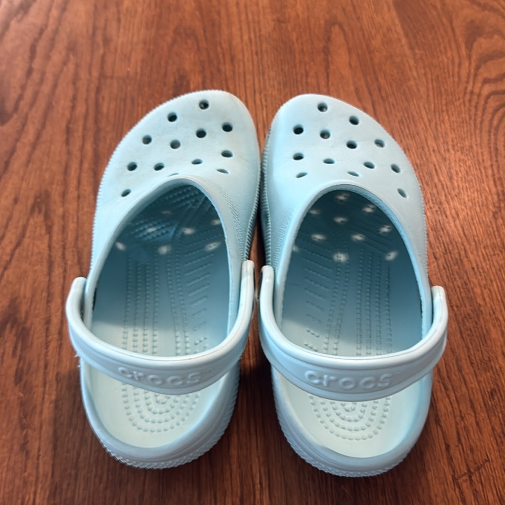 CROCS Blue Mules & Clogs with Roomy Toe Box women’s 9 - Picture 4 of 8